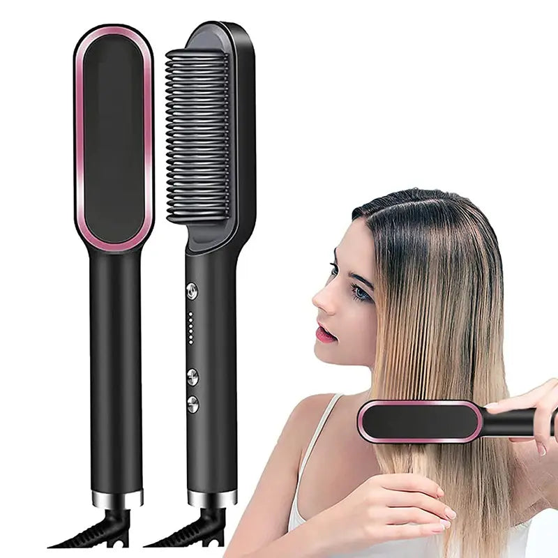 Portable Beard and Hair Straightening Comb