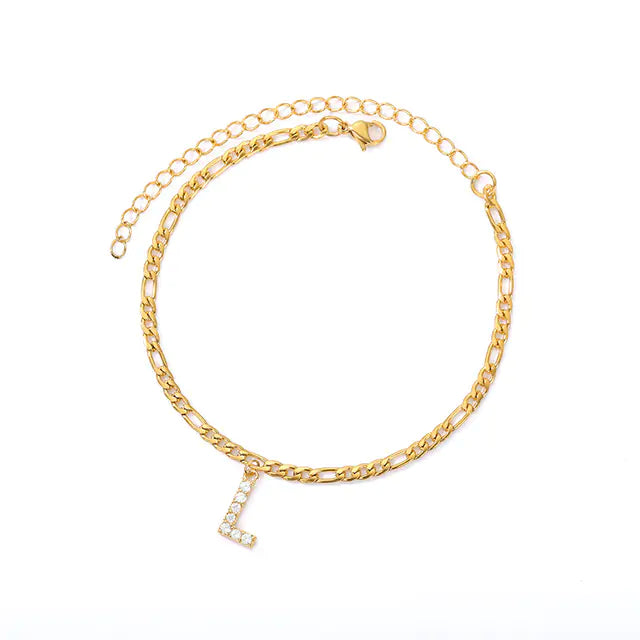 A-Z Initial Letter Anklets