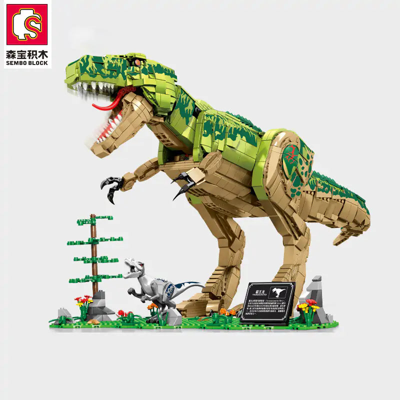 SEMBO BLOCK Tyrannosaurus Rex Dinosaur Building Blocks Toys