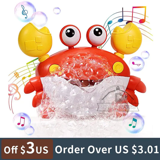 Baby Bath Toys Bubble Machine Crabs Frog