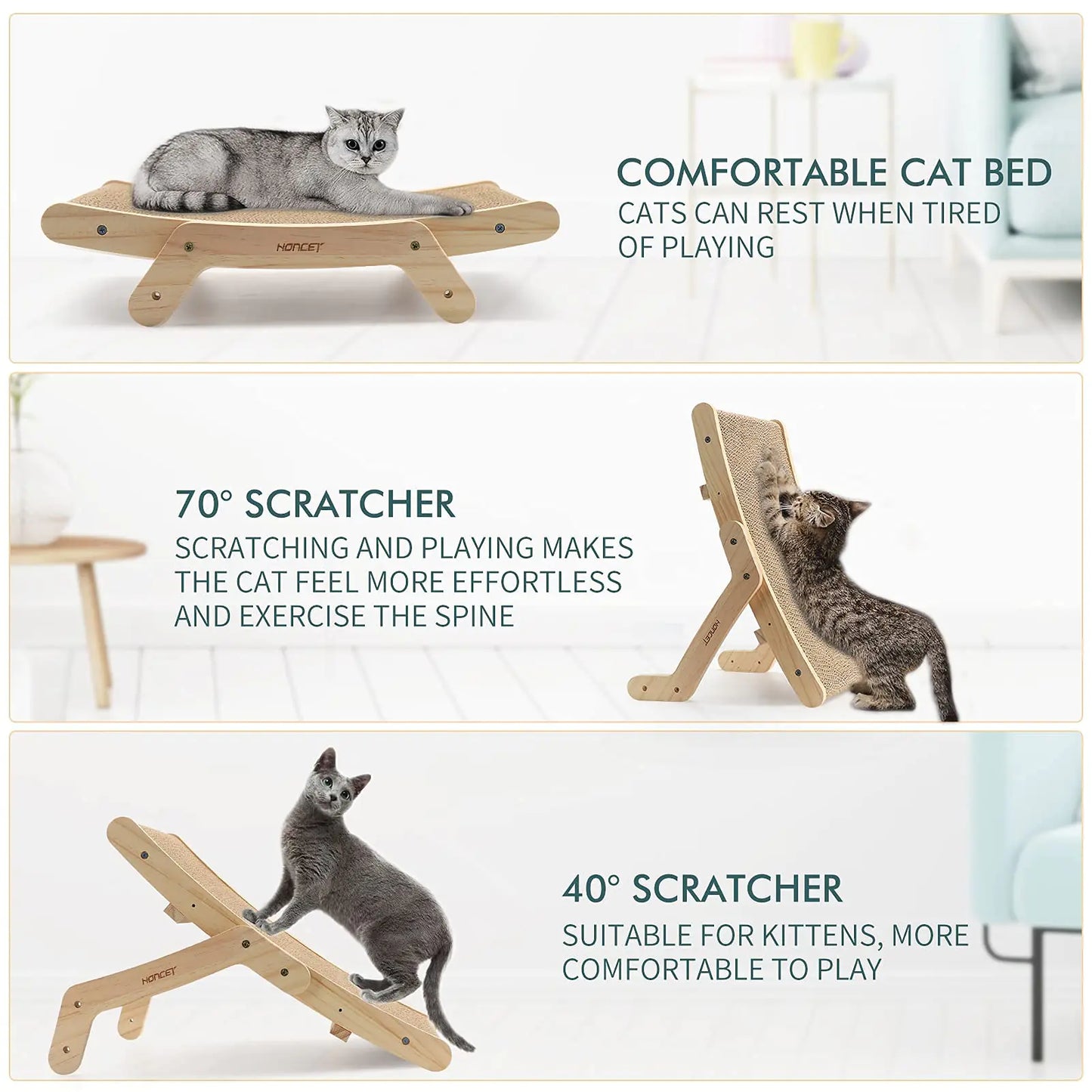 Wooden Cat Scratcher