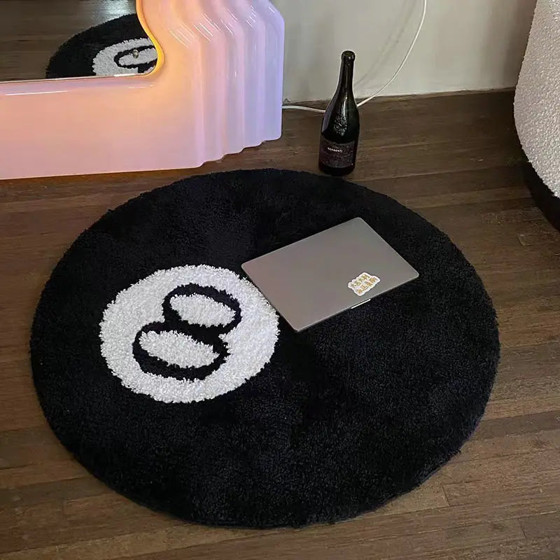 Simulation Billiards 8 Ball Rug