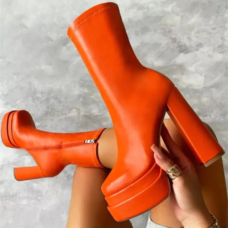 Daphne Platform Boots