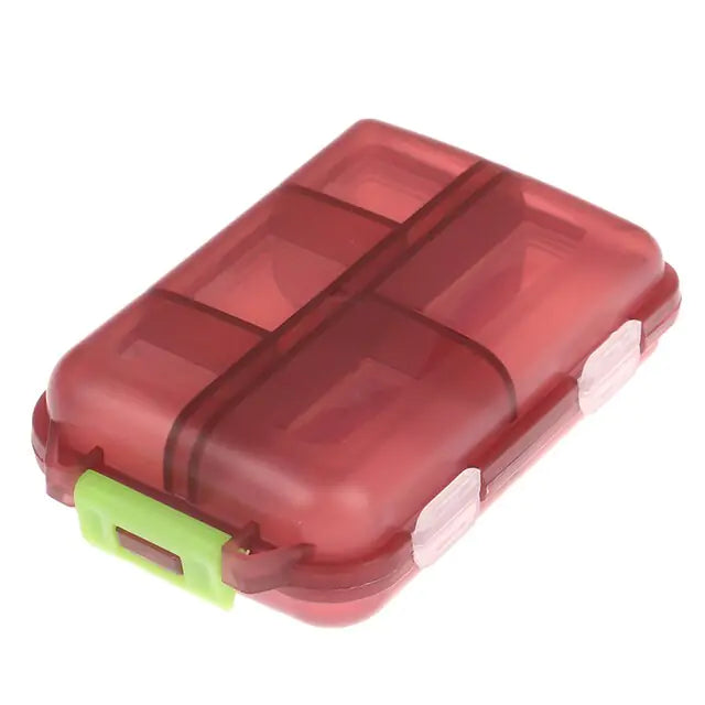 Portable Travel Pill Organizer Case