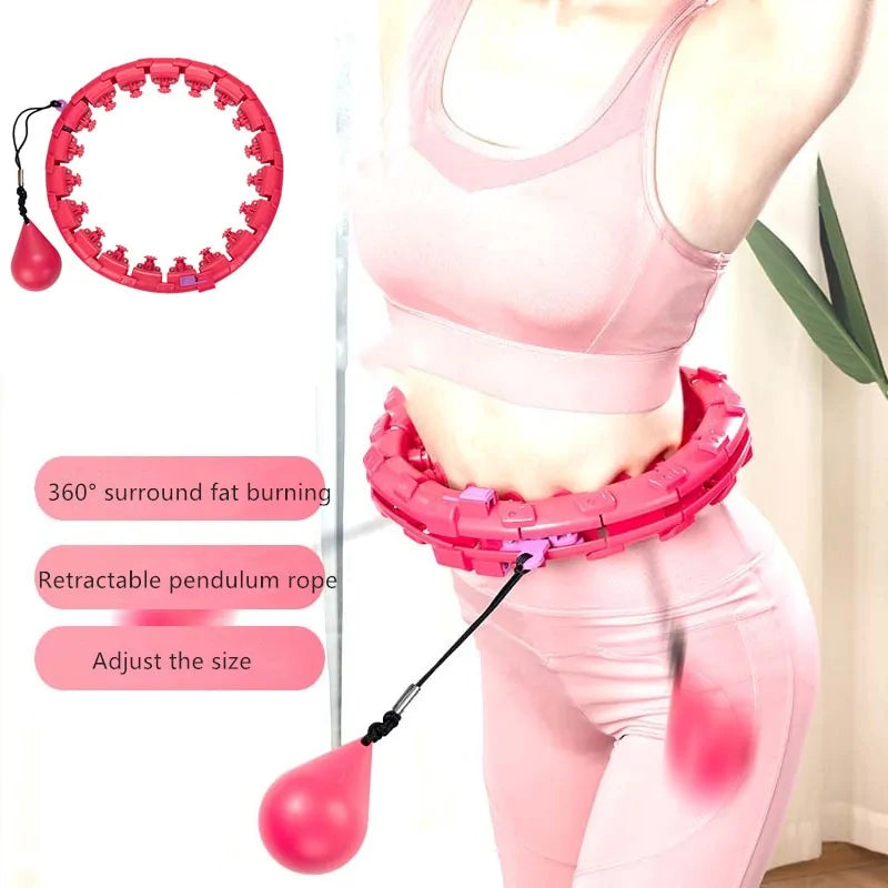 Adjustable Smart Hoop for Home Fitness: Your Ultimate Waist Training Solution