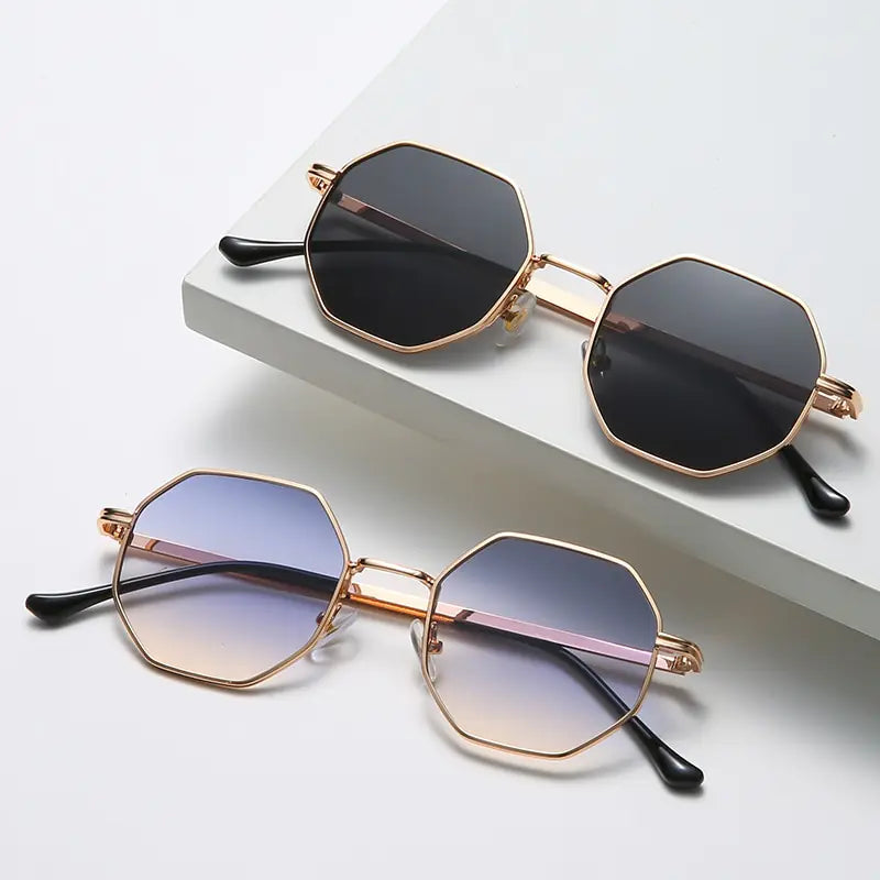 Vintage Luxury Square Sunglasses Polygon