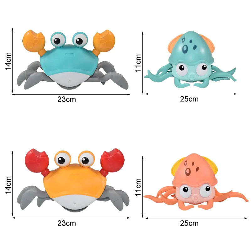 Kids Induction Escape Crab Octopus Toy