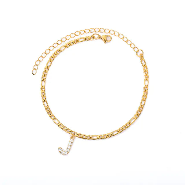 A-Z Initial Letter Anklets