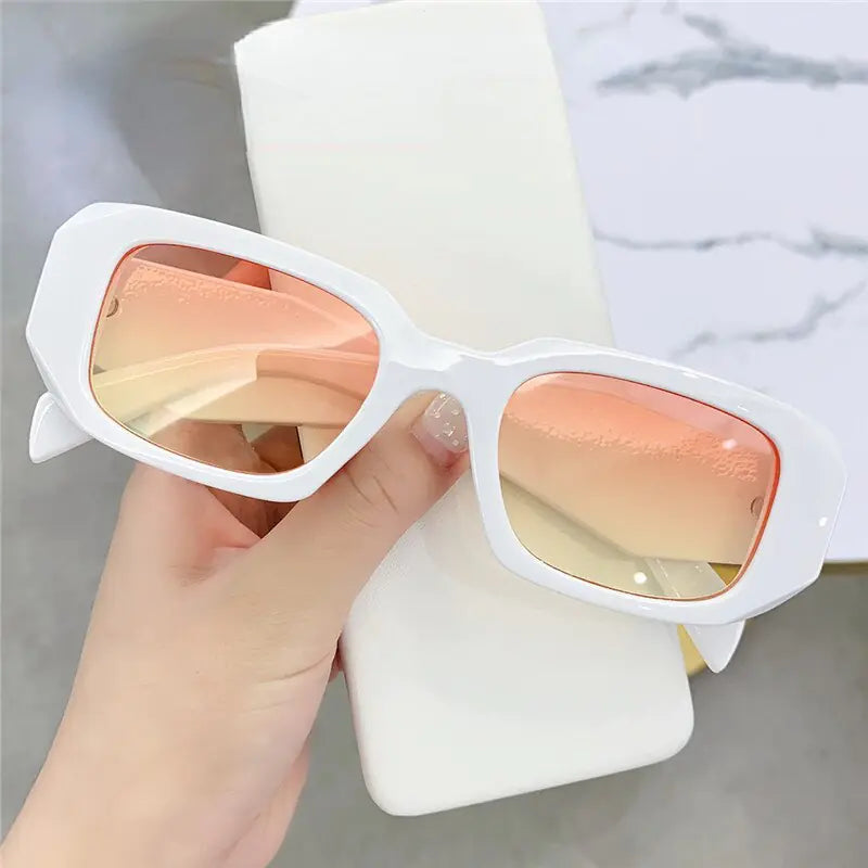 Small Polygon Rectangle Sunglasses