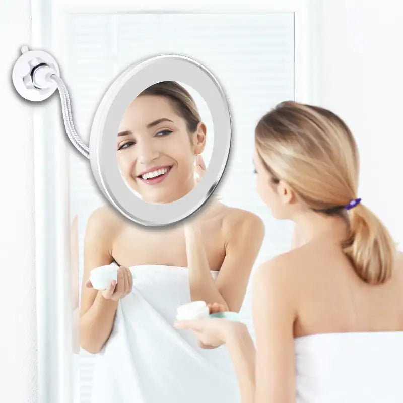 Magnifying LED Lighted Makeup Mirror