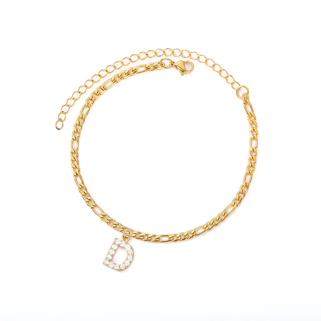 A-Z Initial Letter Anklets