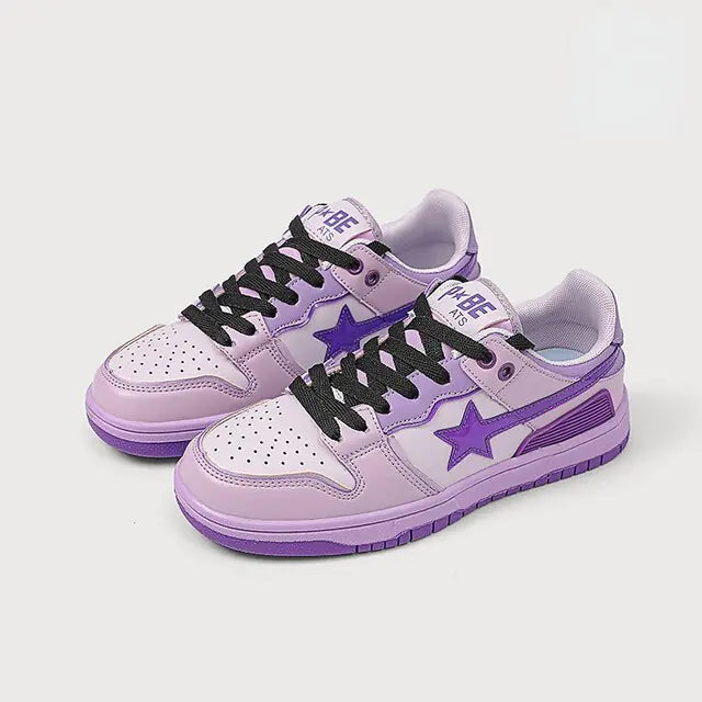 Y2K Shoes Fashion Classic Sneakers Multicolor Retro Star Skateboard Shoes