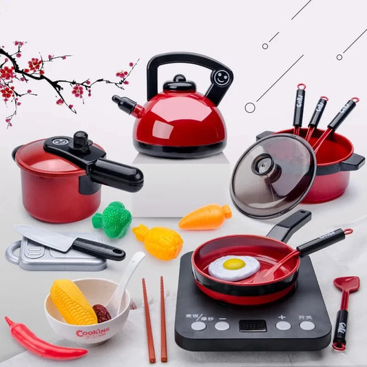 Children Fruits & Cooking Toys Set