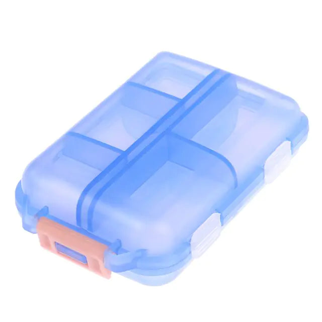 Portable Travel Pill Organizer Case