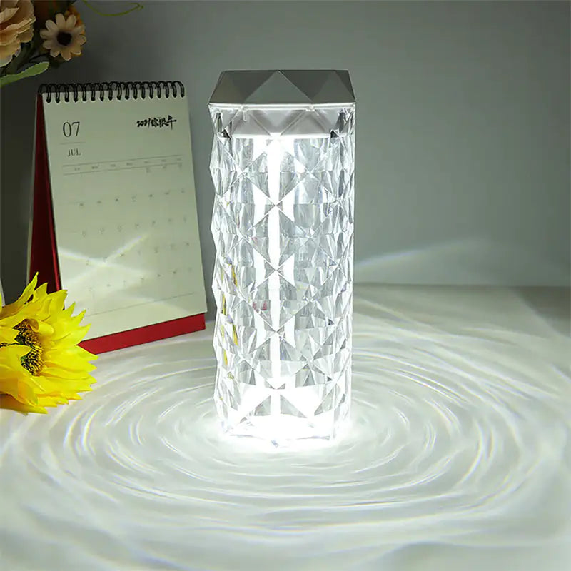 Crystal Lamp Air Humidifier Color Night Ligh