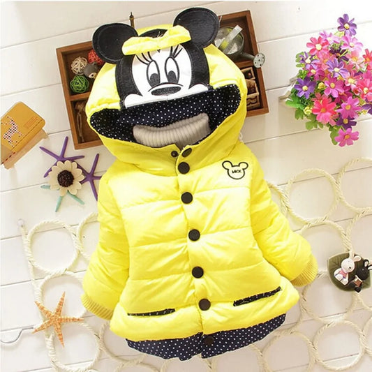 New Girls jackets fashion Minnie cartoon Clothing coat