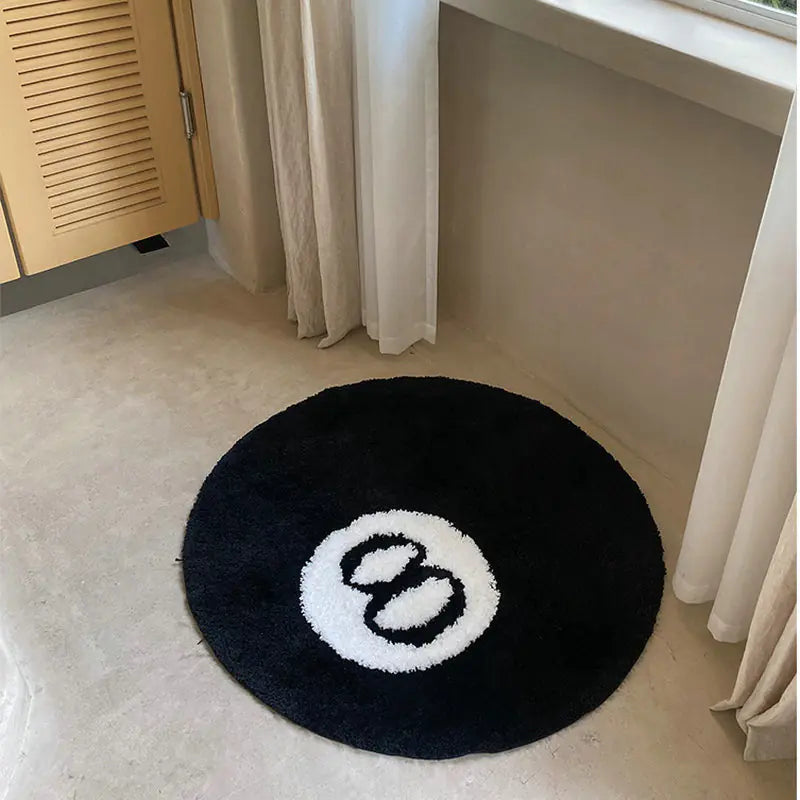 Simulation Billiards 8 Ball Rug