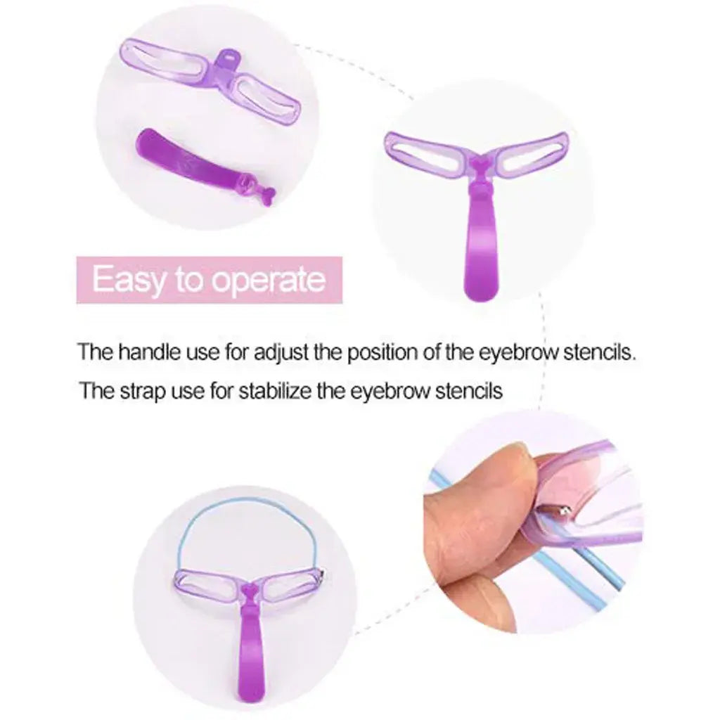 8 Pairs Eyebrow Grooming Tool