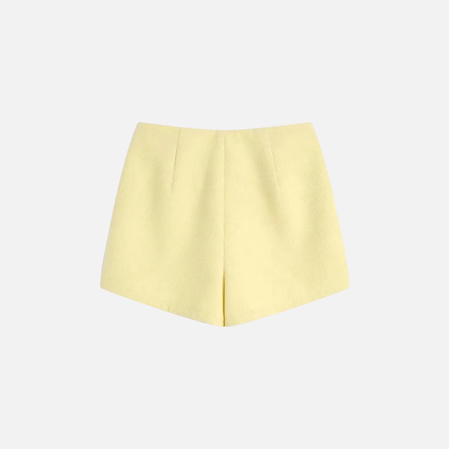 Yellow Casual Shorts