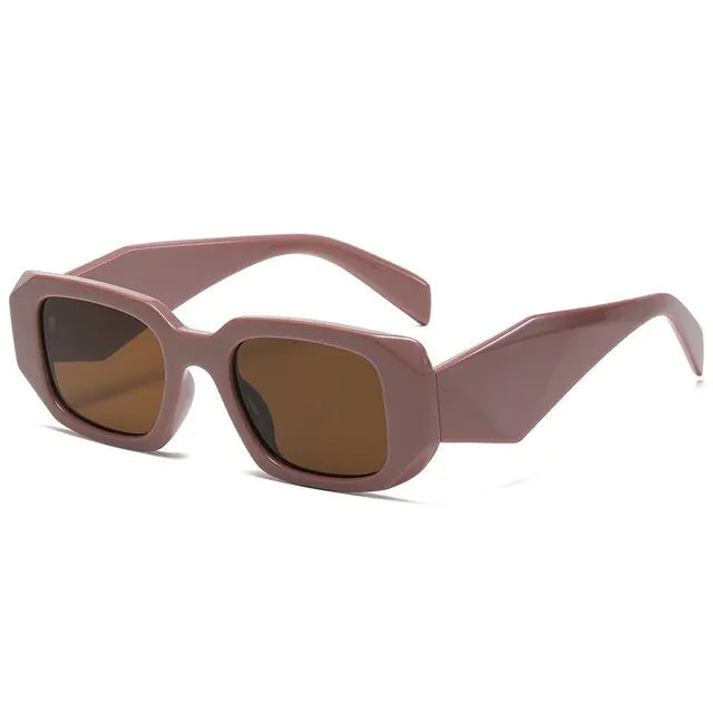 Small Polygon Rectangle Sunglasses