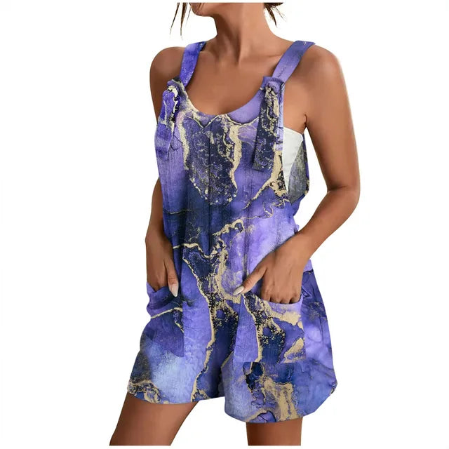 New Women Jumpsuits Summer Shorts