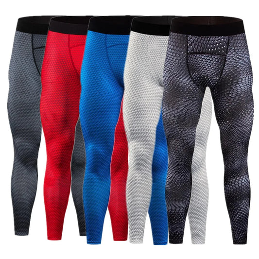 Men's Compression Running Tights: New Fitness Gym Leggings