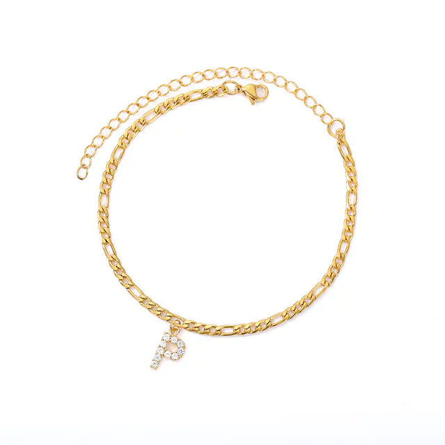 A-Z Initial Letter Anklets