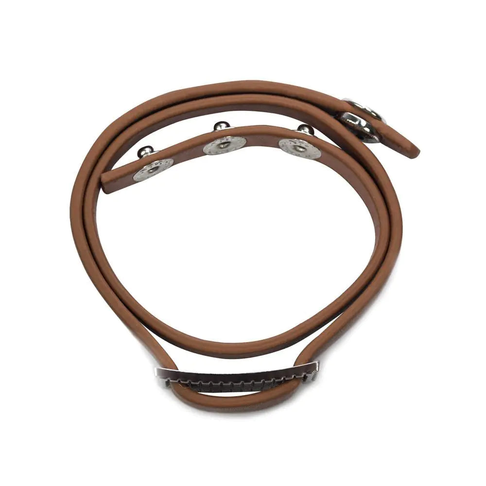 Cinch Leather Bracelet - Caramel