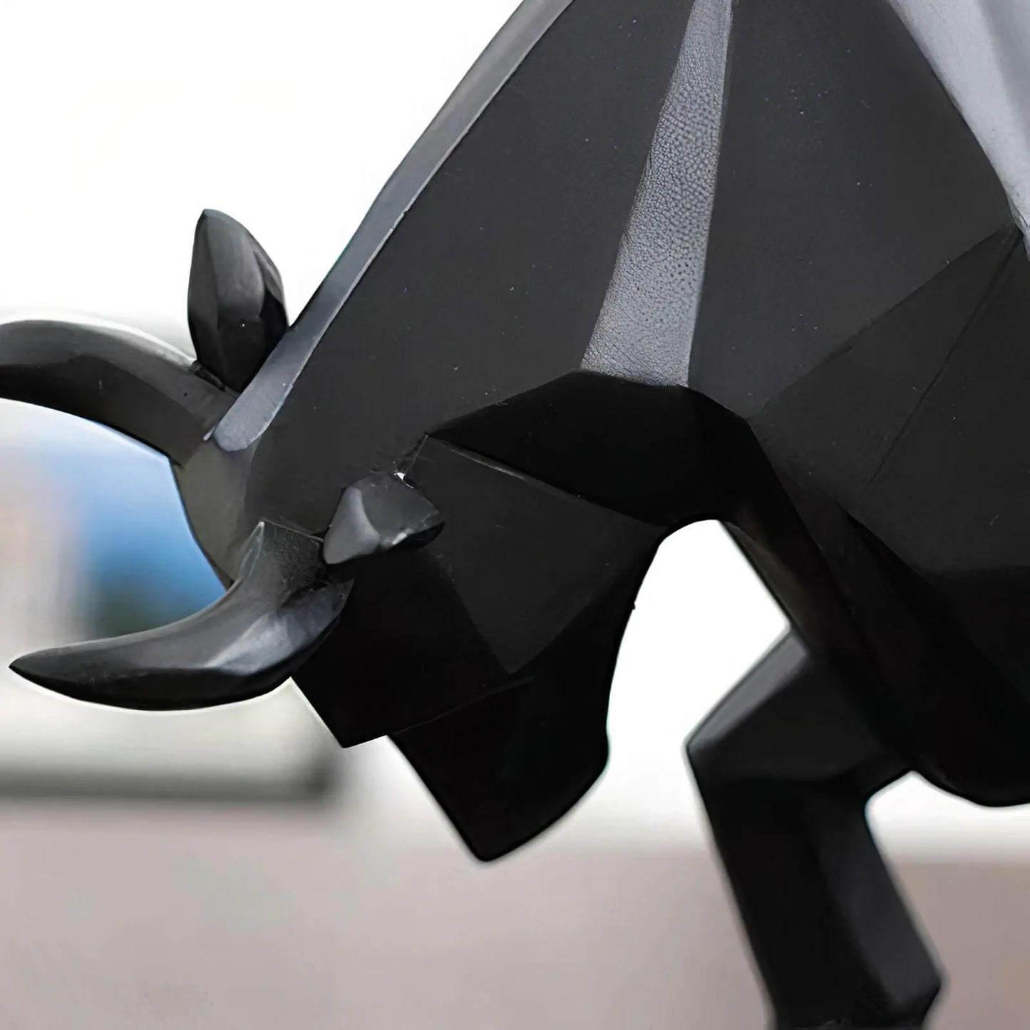 Geometric Bull & Bear Statues