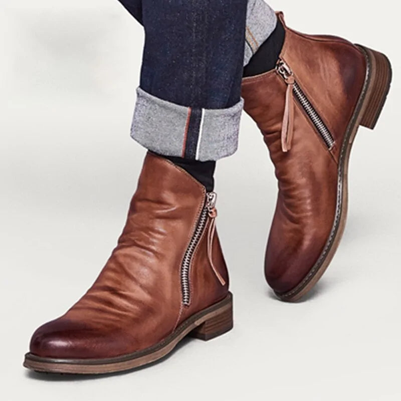 Men's Leather Boots