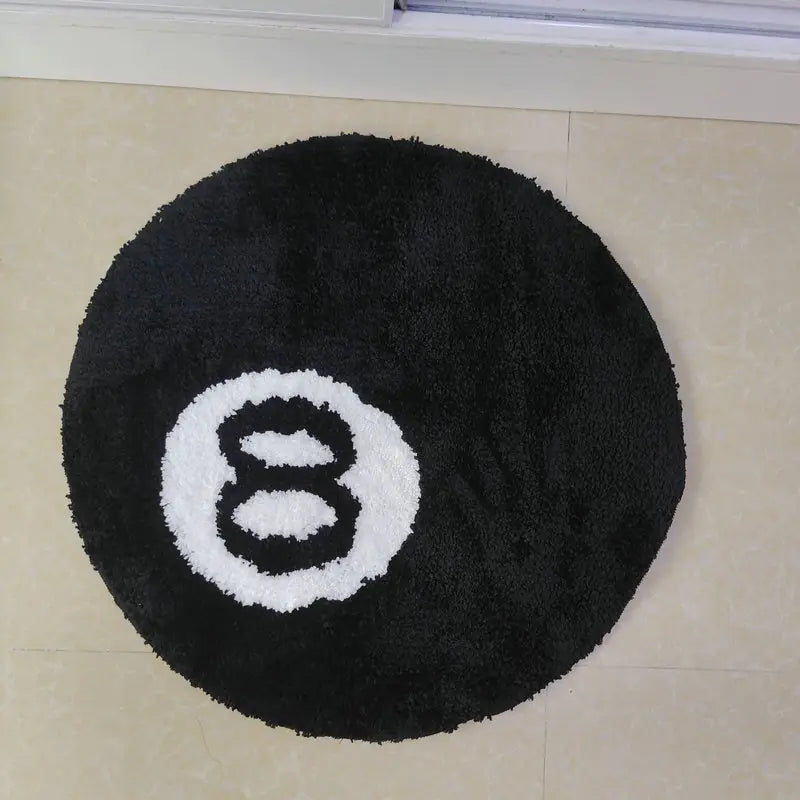 Simulation Billiards 8 Ball Rug