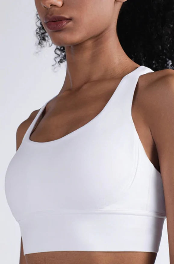 Breathable Fabric Nylon Yoga Tops