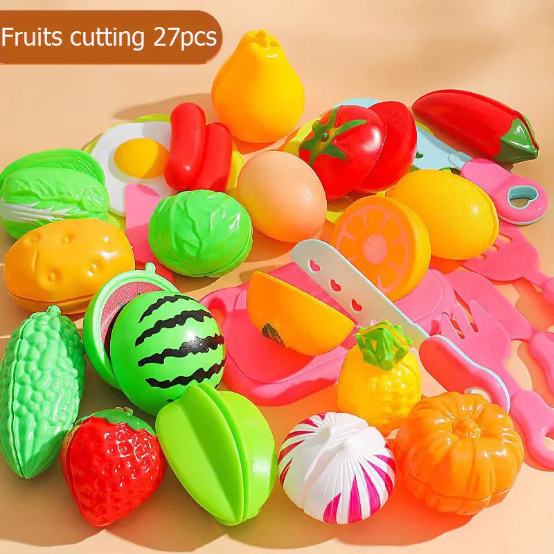 Children Fruits & Cooking Toys Set