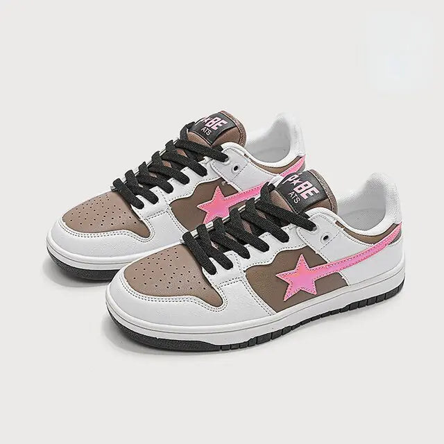 Y2K Shoes Fashion Classic Sneakers Multicolor Retro Star Skateboard Shoes