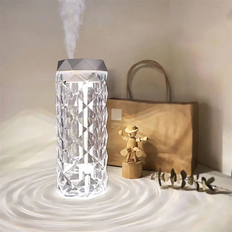 Crystal Lamp Air Humidifier Color Night Ligh