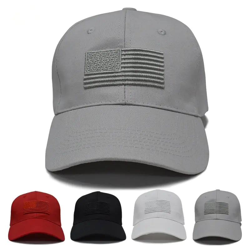 Tactical USA Flag Baseball Caps