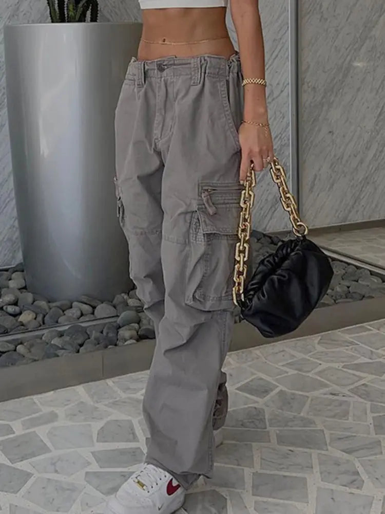 Women's Baggy Cargo Jeans