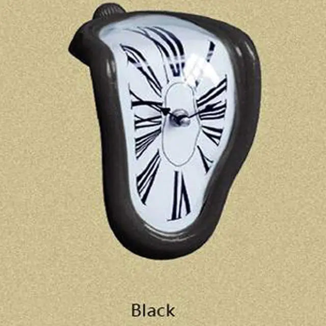 New Novel Surreal Melting Distorted Wall Clocks