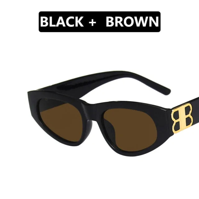 Small Square Frame Sunglasses Retro