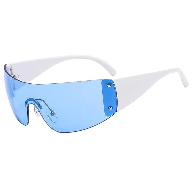 Rimless One Piece Sunglasses