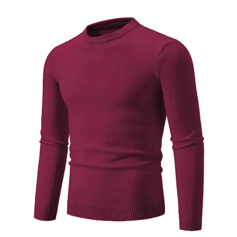 Elastic Slim Fit Sweater for Men