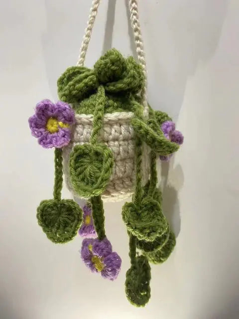 Decourist Hanging Crochet Succulents