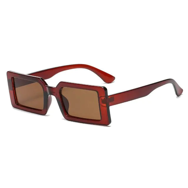 Rectangle Vintage Sunglasses UV400 Eyewear