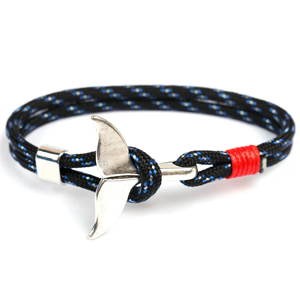 Men and Woman Whale Tail  Bracelets