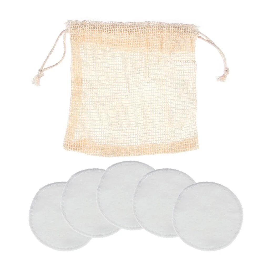 5/12Pcs Reusable Cotton Pads Makeup Remover