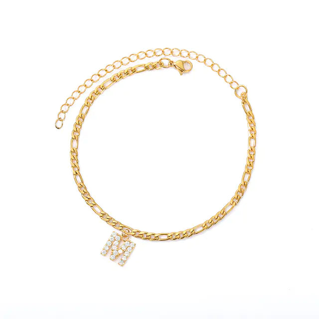 A-Z Initial Letter Anklets