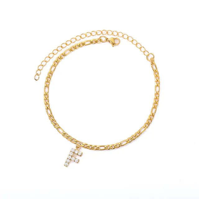 A-Z Initial Letter Anklets