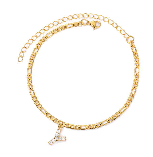 A-Z Initial Letter Anklets