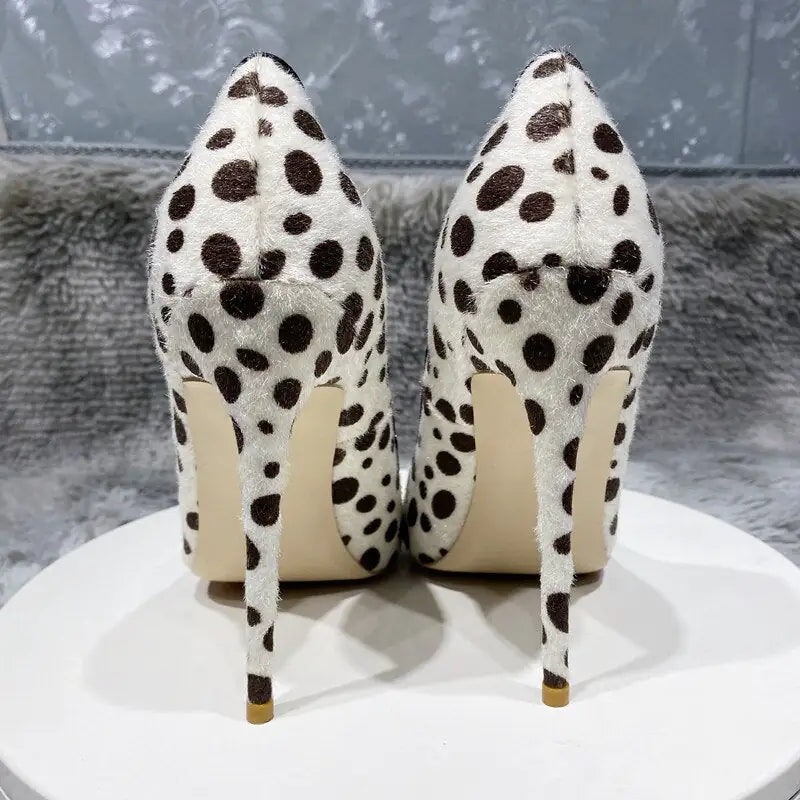 Polka Dot Womens Pumps