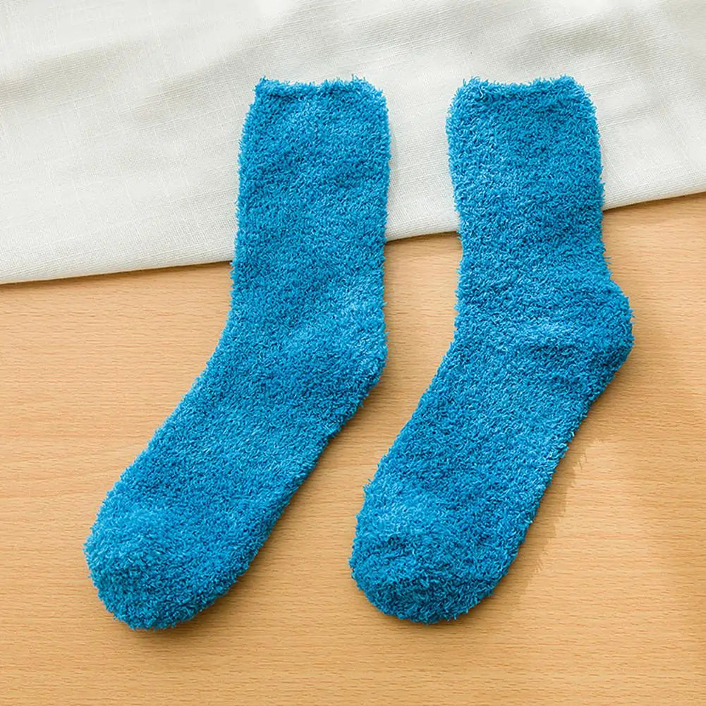 Women's Cute Soft Fluffy Vibrant Socks